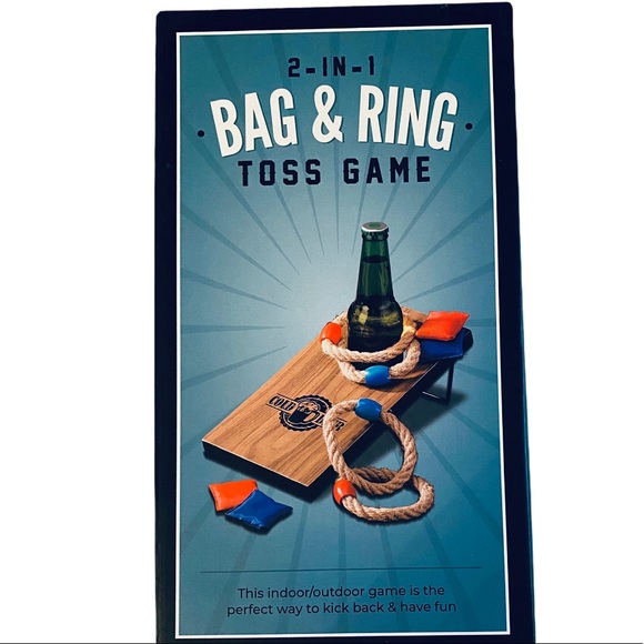 2-in-1 Table Top Bag & Ring Toss/Corn Hole Game - Picture 2 of 12